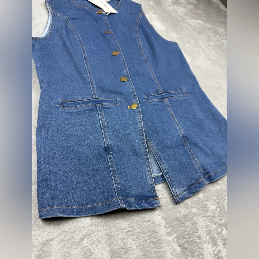 Colarrat denim vest sz medium - Picture 2 of 6